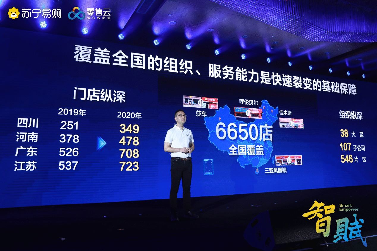 苏宁易购零售云亮上半年成绩单:同比增长98%,单月GMV最高28亿