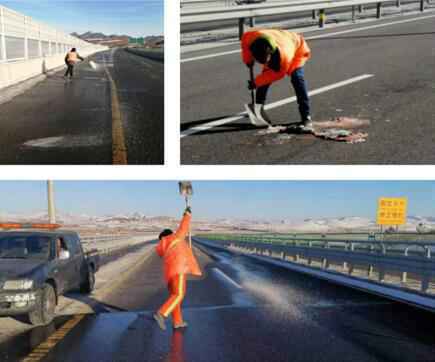 张承承德:精心“打扮”靓路颜 喜迎春节保平安