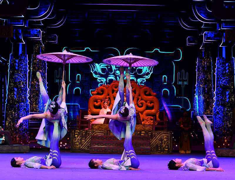 舞跃千年——杂技剧《梦回中山国》在石家庄市天缘剧场正式上演