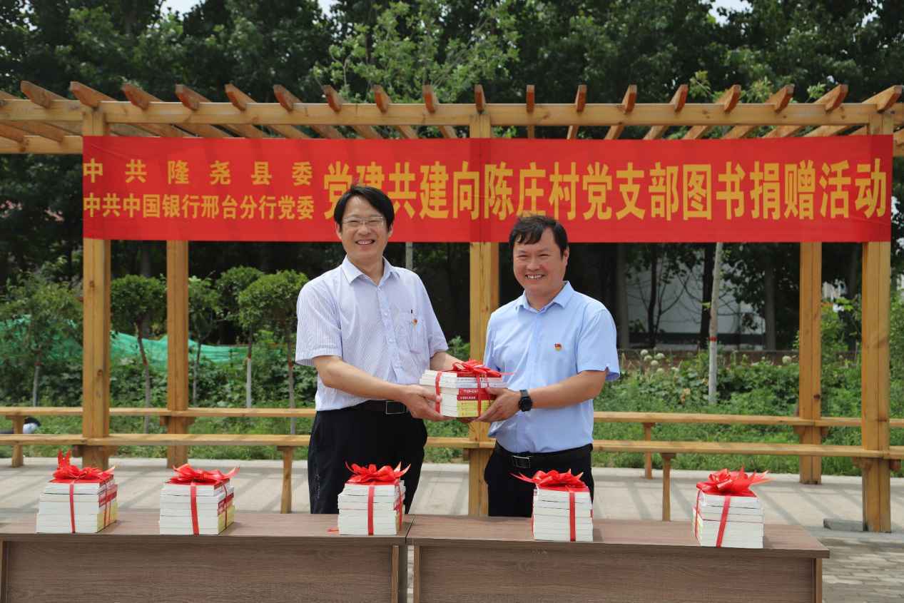 中行邢台分行以打造隆尧“党建文化一条街”为契机党建共建再谱新篇章