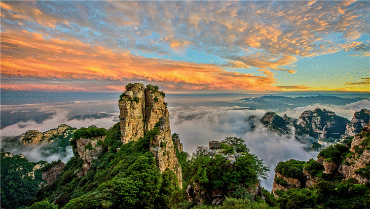 名牌导游带您游河北|全国唯一大理岩峰林地貌就在咱河北！这里自古被称为“太行之首”……