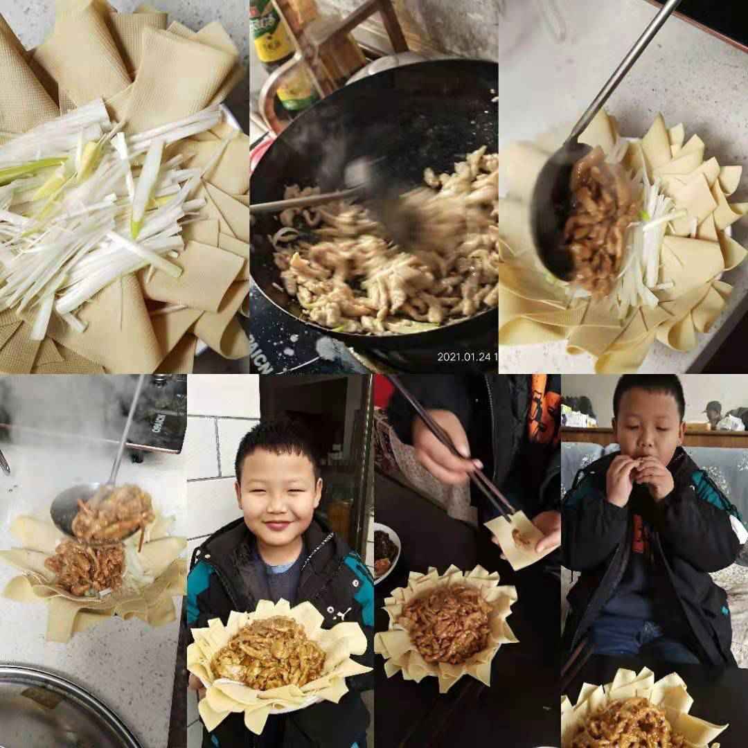 石家庄市大丰屯小学开展“乐享生活·宅家美食”主题活动