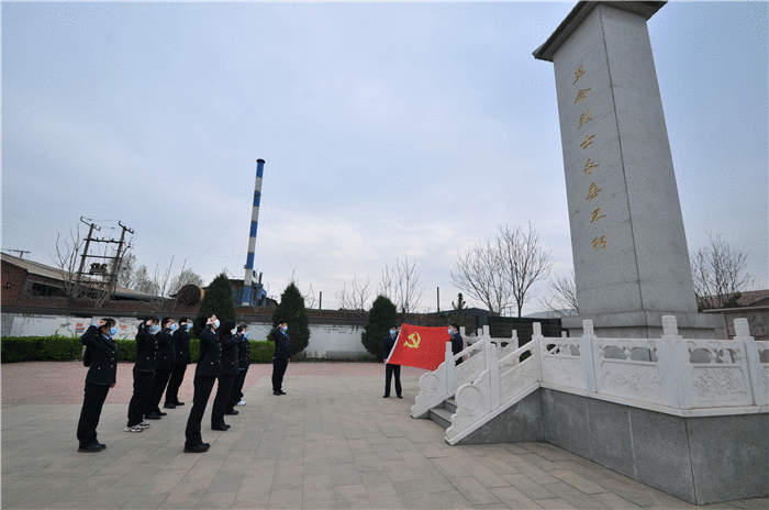 国家税务总局柏乡县税务局开展清明节祭奠英烈活动