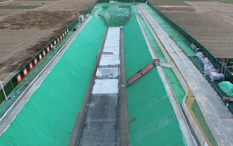 绿色装配式护坡助力雄安电网工程建设