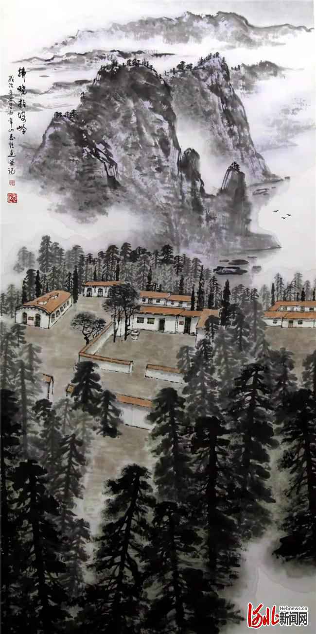 永远跟党走——庆祝中国共产党成立100周年大型书画邀请展在河北艺术中心开幕